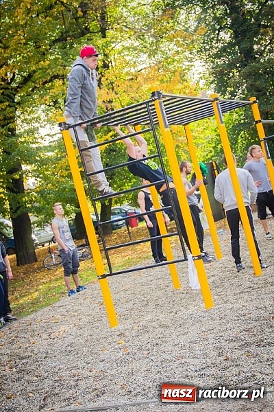 Zdjęcie w galerii na portalu naszraciborz.pl: Otwarcie parku do Street Workout wiadomości z regionu