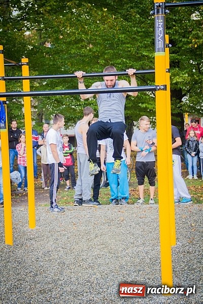 Zdjęcie w galerii na portalu naszraciborz.pl: Otwarcie parku do Street Workout wiadomości z regionu