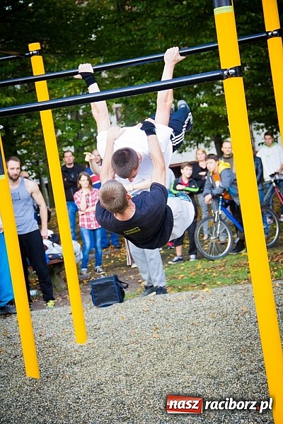 Zdjęcie w galerii na portalu naszraciborz.pl: Otwarcie parku do Street Workout wiadomości z regionu