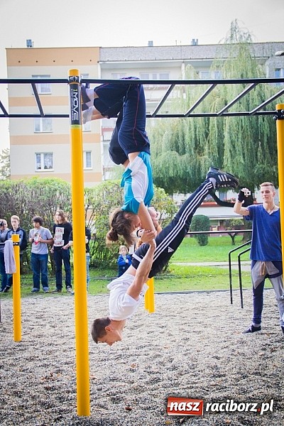 Zdjęcie w galerii na portalu naszraciborz.pl: Otwarcie parku do Street Workout wiadomości z regionu