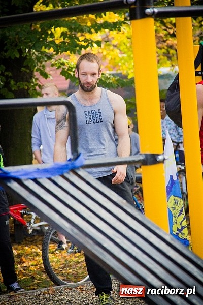 Zdjęcie w galerii na portalu naszraciborz.pl: Otwarcie parku do Street Workout wiadomości z regionu