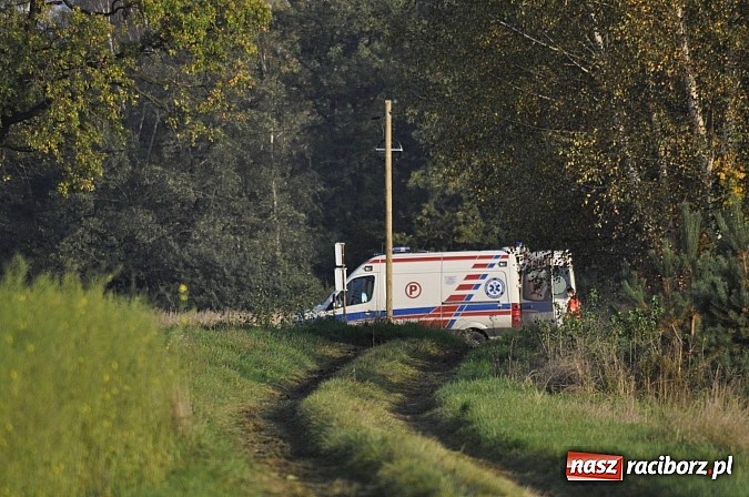 Zdjęcie w galerii na portalu naszraciborz.pl: Wypadek na hubertusie. Podczas ostrego nawrotu wywr&oacute;ciła się bryczka wiadomości z regionu