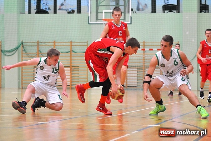 Zdjęcie w galerii na portalu naszraciborz.pl: Raciborscy koszykarze nie dali rady Dąbrowie Górniczej wiadomości z regionu