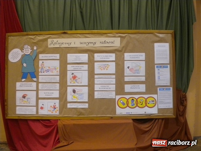 Zdjęcie w galerii na portalu naszraciborz.pl: Uczyli się ratować i bili rekord wiadomości z regionu