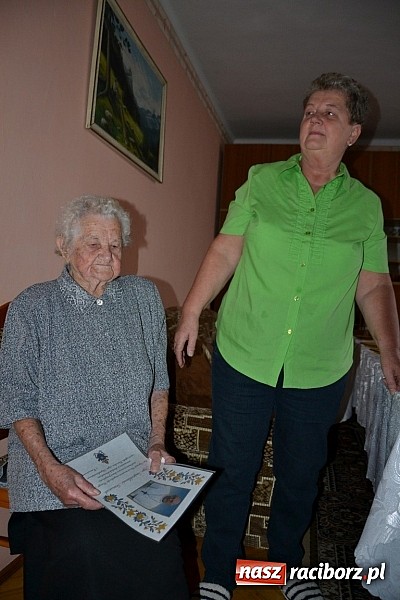 Zdjęcie w galerii na portalu naszraciborz.pl: Kolejna stulatka z gminy Krzyżanowice. Tym razem życzenia dla pani Apolonii Studnic wiadomości z regionu