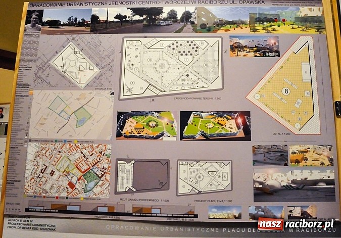 Zdjęcie w galerii na portalu naszraciborz.pl: Tak może wyglądać plac Długosza. Studenckie inspiracje w raciborskiej przestrzeni wiadomości z regionu