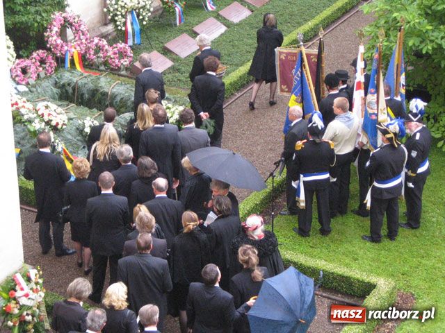 Zdjęcie w galerii na portalu naszraciborz.pl: Pożegnanie księcia Franza Albrechta wiadomości z regionu