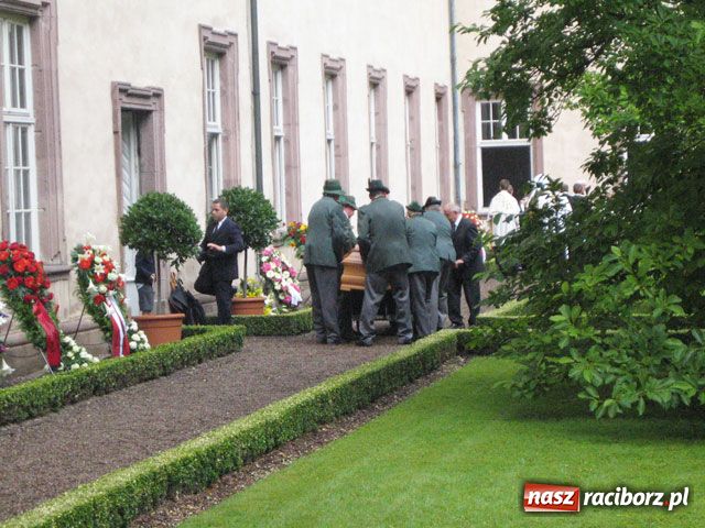 Zdjęcie w galerii na portalu naszraciborz.pl: Pożegnanie księcia Franza Albrechta wiadomości z regionu