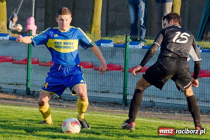 Zdjęcie w galerii na portalu naszraciborz.pl: Klasa okręgowa: Jarosław Pawelec katem Tworkowa wiadomości z regionu