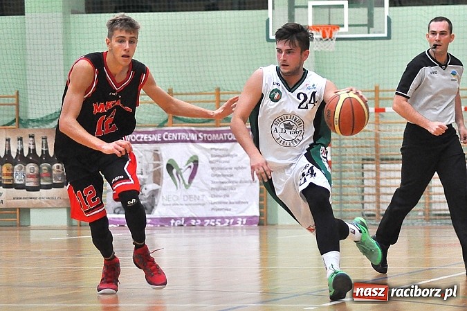 Zdjęcie w galerii na portalu naszraciborz.pl: Koszykarskie derby dla Rybnika wiadomości z regionu