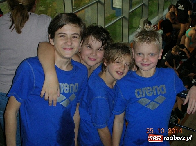 Zdjęcie w galerii na portalu naszraciborz.pl: Pływanie. Dobre starty młodych pływaków wiadomości z regionu