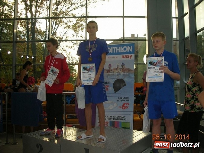 Zdjęcie w galerii na portalu naszraciborz.pl: Pływanie. Dobre starty młodych pływaków wiadomości z regionu