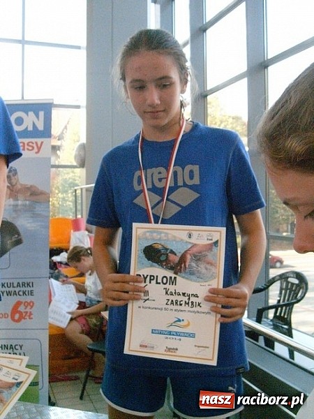 Zdjęcie w galerii na portalu naszraciborz.pl: Pływanie. Dobre starty młodych pływaków wiadomości z regionu