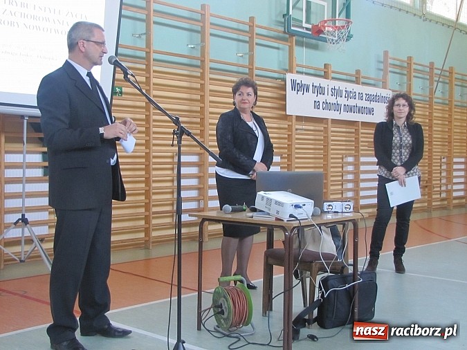 Zdjęcie w galerii na portalu naszraciborz.pl: Chroń się przed rakiem! Wykład w Zespole Szkół Mechanicznych  wiadomości z regionu