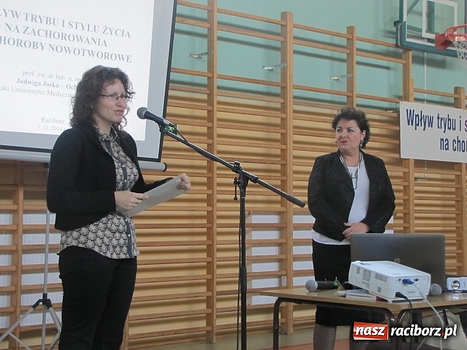 Zdjęcie w galerii na portalu naszraciborz.pl: Chroń się przed rakiem! Wykład w Zespole Szkół Mechanicznych  wiadomości z regionu