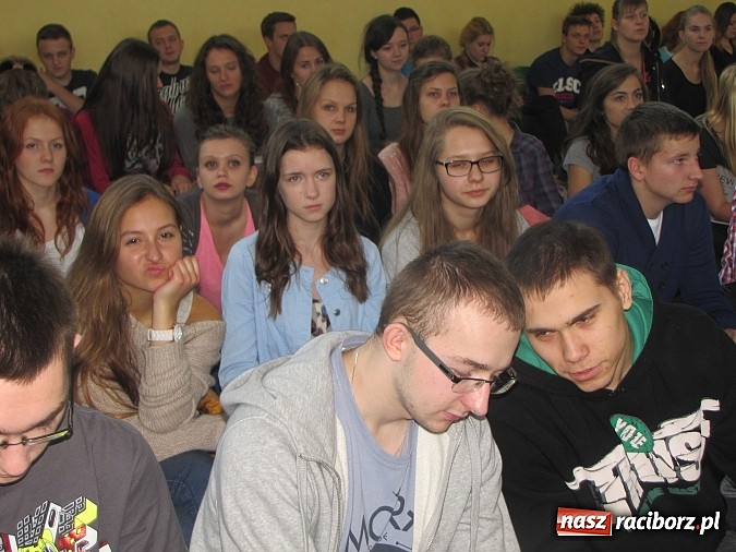 Zdjęcie w galerii na portalu naszraciborz.pl: Chroń się przed rakiem! Wykład w Zespole Szkół Mechanicznych  wiadomości z regionu