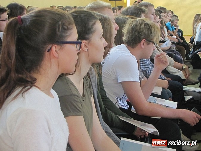 Zdjęcie w galerii na portalu naszraciborz.pl: Chroń się przed rakiem! Wykład w Zespole Szkół Mechanicznych  wiadomości z regionu