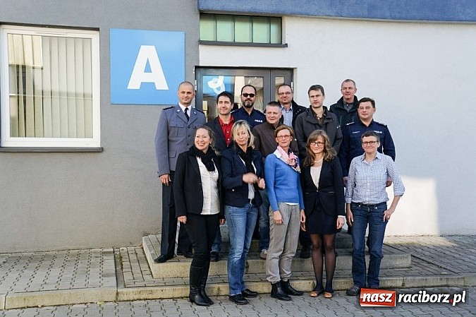 Zdjęcie w galerii na portalu naszraciborz.pl: Berlińscy policjanci w komendzie w Raciborzu  wiadomości z regionu