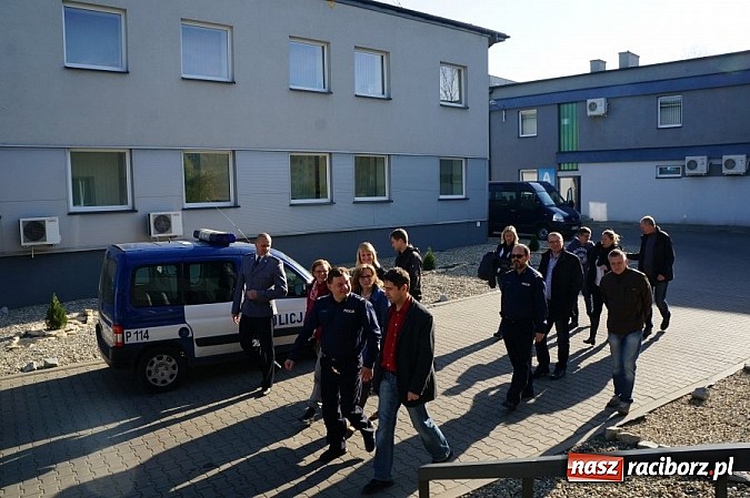 Zdjęcie w galerii na portalu naszraciborz.pl: Berlińscy policjanci w komendzie w Raciborzu  wiadomości z regionu