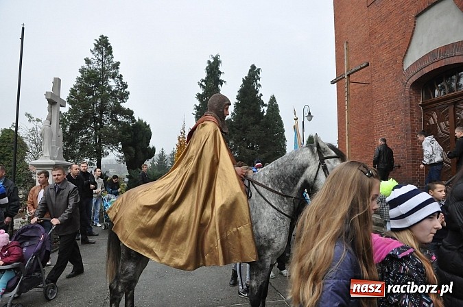 Zdjęcie w galerii na portalu naszraciborz.pl: Św. Marcin z Tours pojawił się dziś w Brzeziu wiadomości z regionu