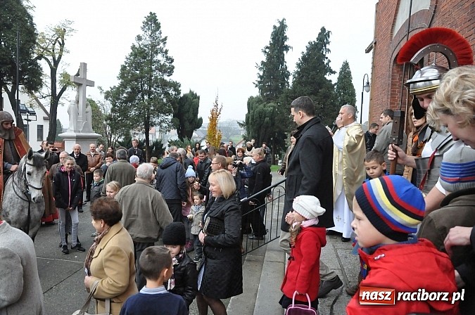 Zdjęcie w galerii na portalu naszraciborz.pl: Św. Marcin z Tours pojawił się dziś w Brzeziu wiadomości z regionu