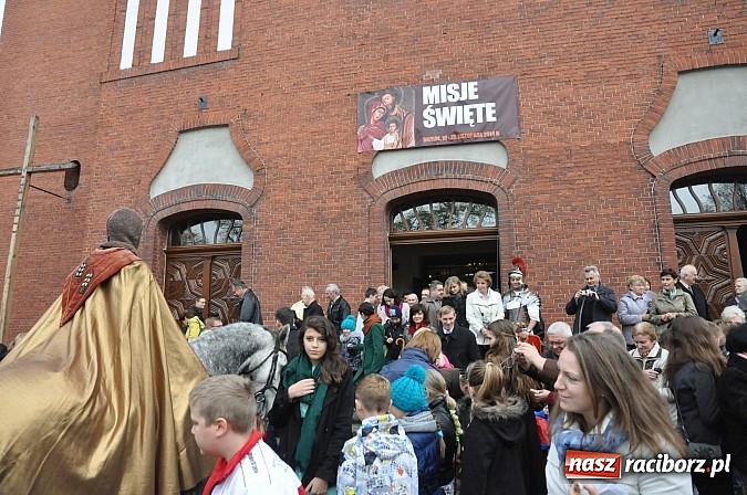 Zdjęcie w galerii na portalu naszraciborz.pl: Św. Marcin z Tours pojawił się dziś w Brzeziu wiadomości z regionu