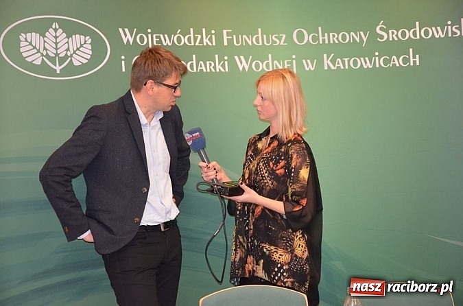 Zdjęcie w galerii na portalu naszraciborz.pl: Mira Stanisławska-Meysztowicz w siedzibie WFOŚiGW wiadomości z regionu