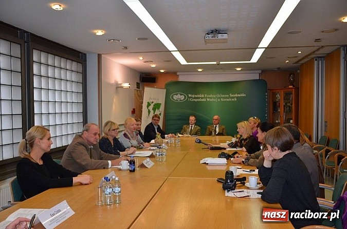 Zdjęcie w galerii na portalu naszraciborz.pl: Mira Stanisławska-Meysztowicz w siedzibie WFOŚiGW wiadomości z regionu