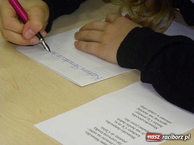 Zdjęcie w galerii na portalu naszraciborz.pl: Zostań Mistrzem Kaligrafii - podsumowanie konkursu wiadomości z regionu