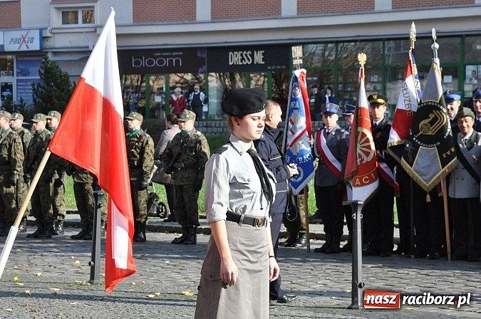 Zdjęcie w galerii na portalu naszraciborz.pl: Raciborskie obchody Święta Niepodległości wiadomości z regionu