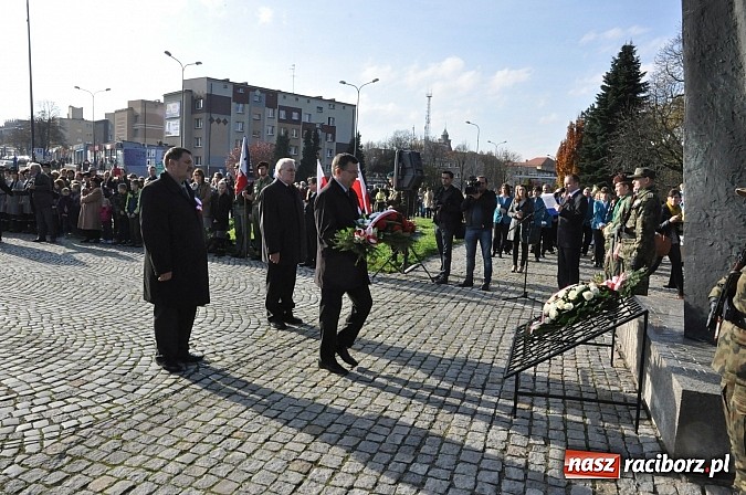 Zdjęcie w galerii na portalu naszraciborz.pl: Raciborskie obchody Święta Niepodległości wiadomości z regionu