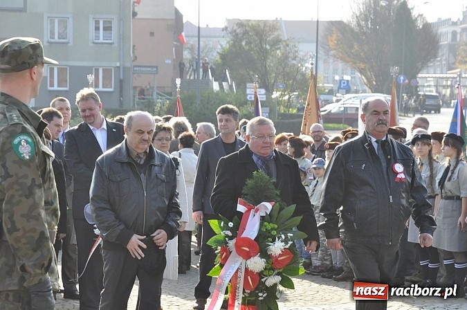 Zdjęcie w galerii na portalu naszraciborz.pl: Raciborskie obchody Święta Niepodległości wiadomości z regionu