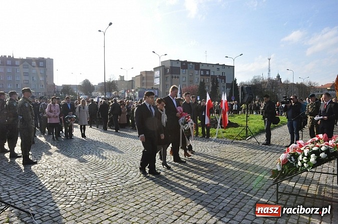 Zdjęcie w galerii na portalu naszraciborz.pl: Raciborskie obchody Święta Niepodległości wiadomości z regionu