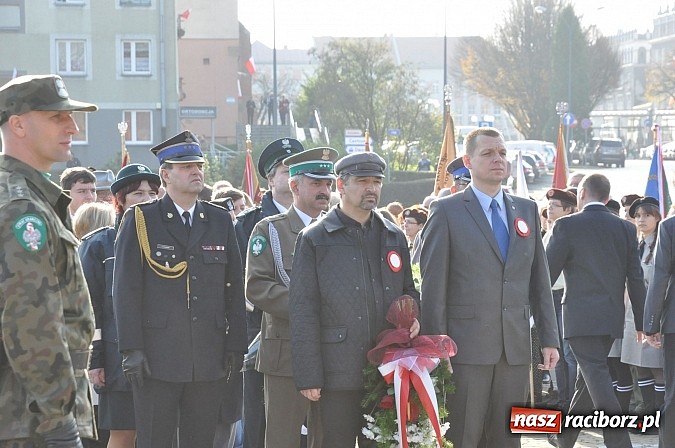 Zdjęcie w galerii na portalu naszraciborz.pl: Raciborskie obchody Święta Niepodległości wiadomości z regionu