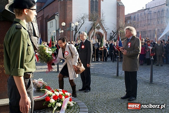 Zdjęcie w galerii na portalu naszraciborz.pl: Raciborskie obchody Święta Niepodległości wiadomości z regionu