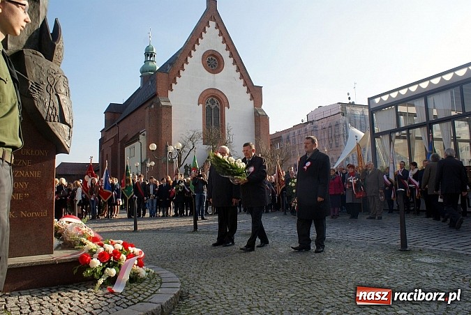 Zdjęcie w galerii na portalu naszraciborz.pl: Raciborskie obchody Święta Niepodległości wiadomości z regionu