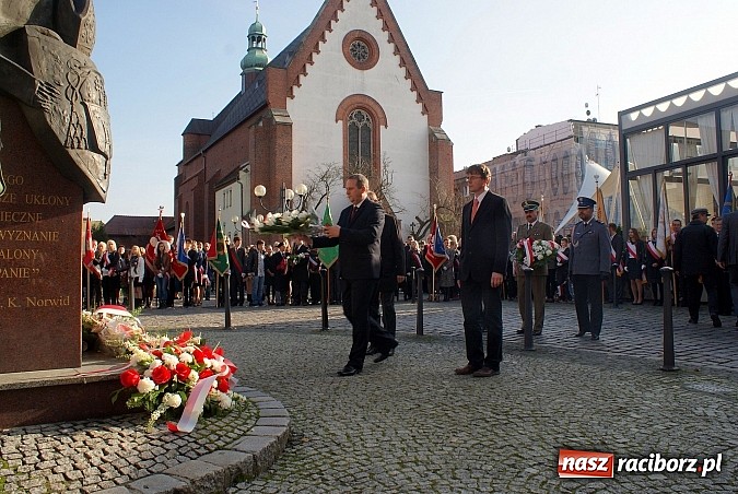Zdjęcie w galerii na portalu naszraciborz.pl: Raciborskie obchody Święta Niepodległości wiadomości z regionu