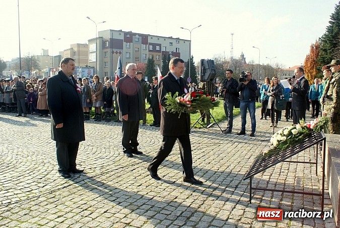 Zdjęcie w galerii na portalu naszraciborz.pl: Raciborskie obchody Święta Niepodległości wiadomości z regionu