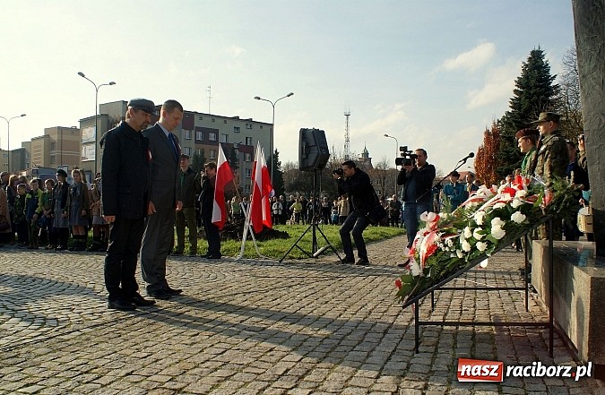 Zdjęcie w galerii na portalu naszraciborz.pl: Raciborskie obchody Święta Niepodległości wiadomości z regionu