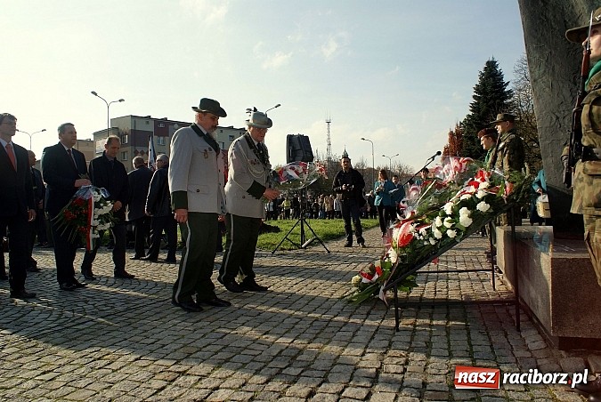 Zdjęcie w galerii na portalu naszraciborz.pl: Raciborskie obchody Święta Niepodległości wiadomości z regionu