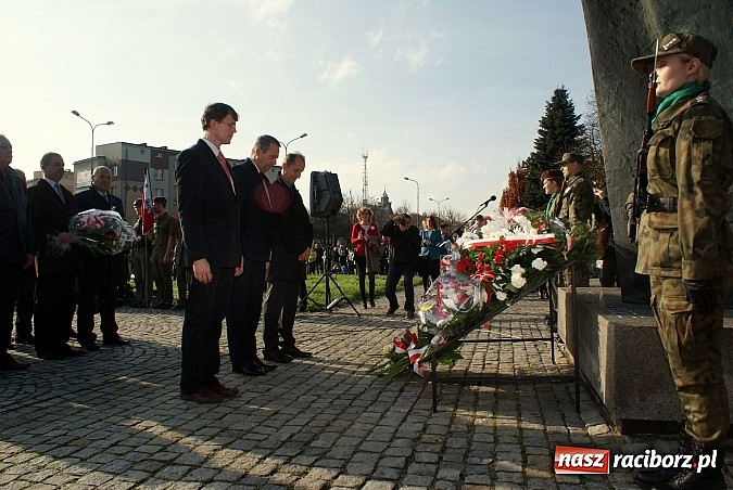 Zdjęcie w galerii na portalu naszraciborz.pl: Raciborskie obchody Święta Niepodległości wiadomości z regionu