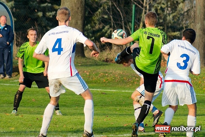 Zdjęcie w galerii na portalu naszraciborz.pl: Bezbarwne zwycięstwo Krzanowic z Cyprzanowem. Wicemistrzostwo gospodarzy na p&oacute;łmetku sezonu wiadomości z regionu