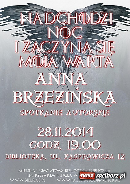 Zdjęcie w galerii na portalu naszraciborz.pl: Noc jest ciemna i pełna strach&oacute;w, a biblioteka czuwa wiadomości z regionu