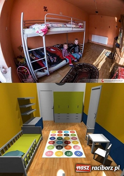 Zdjęcie w galerii na portalu naszraciborz.pl: Warto wierzyć w ludzi. Piękne Anioły remontują pokoje w Kornowacu! wiadomości z regionu