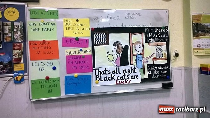 Zdjęcie w galerii na portalu naszraciborz.pl: Innowacyjna lekcja języka angielskiego w G5 wiadomości z regionu