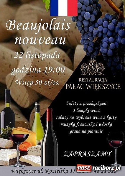 Zdjęcie w galerii na portalu naszraciborz.pl: W młode wino zaplątani, czyli niezwykły festiwal w restauracji Pałac Większyce wiadomości z regionu