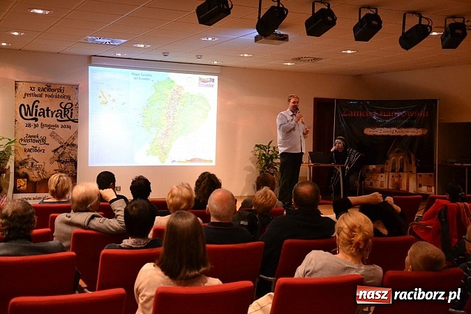 Zdjęcie w galerii na portalu naszraciborz.pl: XI Festiwal Podróżniczy Wiatraki - pełna sala na Bieleckim wiadomości z regionu