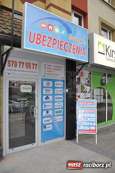 Zdjęcie w galerii na portalu naszraciborz.pl: Ubezpiecz się tanio, ale pewnie! Firma MULTI UBEZPIECZENIA zaprasza do nowego biura wiadomości z regionu