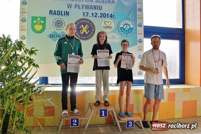 Zdjęcie w galerii na portalu naszraciborz.pl: Pływanie. Srebro Wiktorii Zub wiadomości z regionu