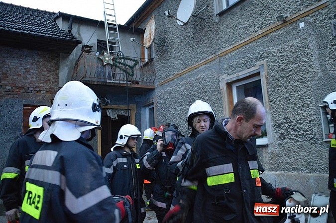 Zdjęcie w galerii na portalu naszraciborz.pl: Pożar poddasza domu w Bieńkowicach wiadomości z regionu